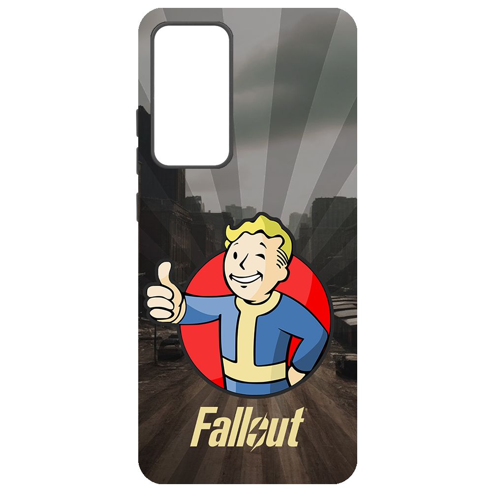 

Чехол-накладка Krutoff Soft Case Фоллаут (Fallout) - Волт-бой для Xiaomi 12X черный