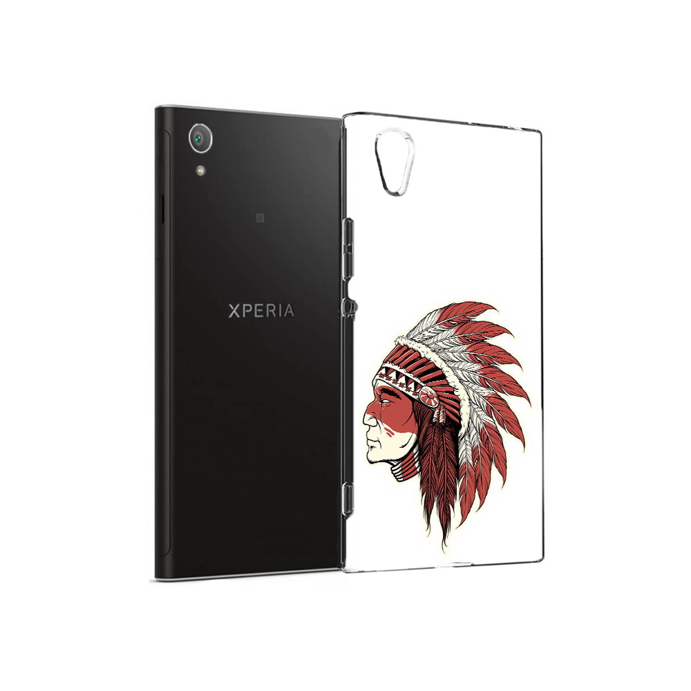 

Чехол MyPads Tocco для Sony Xperia XA1 Plus красный индеец (PT77220.224.411), Прозрачный, Tocco