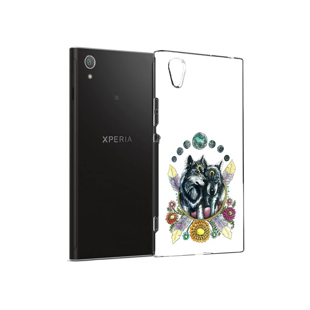 

Чехол MyPads Tocco для Sony Xperia XA1 Plus красивые волки абстракция (PT77220.224.408), Прозрачный, Tocco