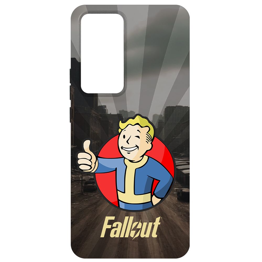 

Чехол-накладка Krutoff Soft Case Фоллаут (Fallout) - Волт-бой для Xiaomi 12T черный