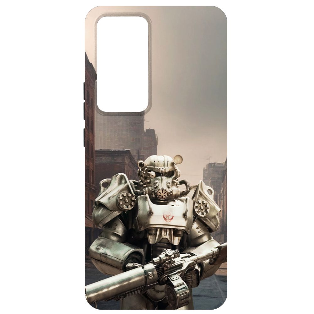

Чехол-накладка Krutoff Soft Case Фоллаут (Fallout) - Рыцарь Братства для Xiaomi 12T черный
