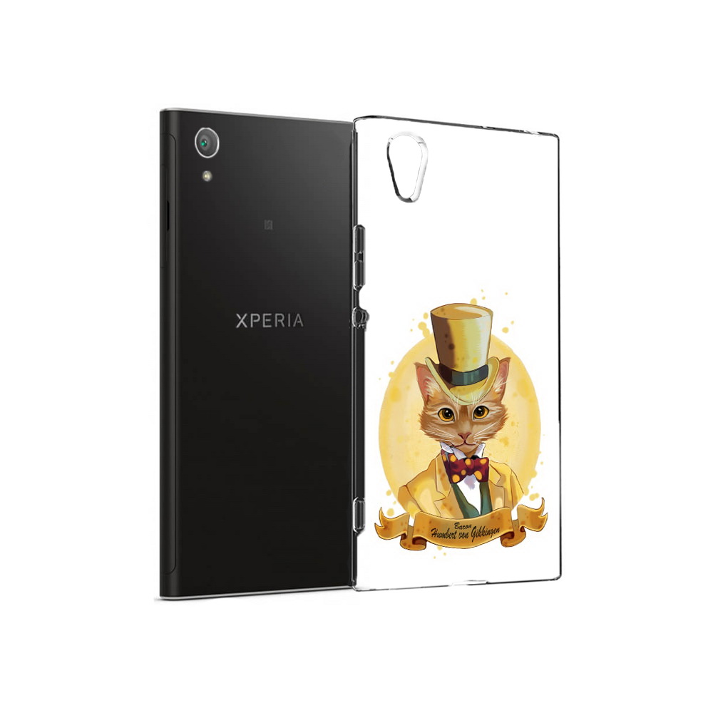 

Чехол MyPads Tocco для Sony Xperia XA1 Plus кот юрист (PT77220.224.401), Прозрачный, Tocco