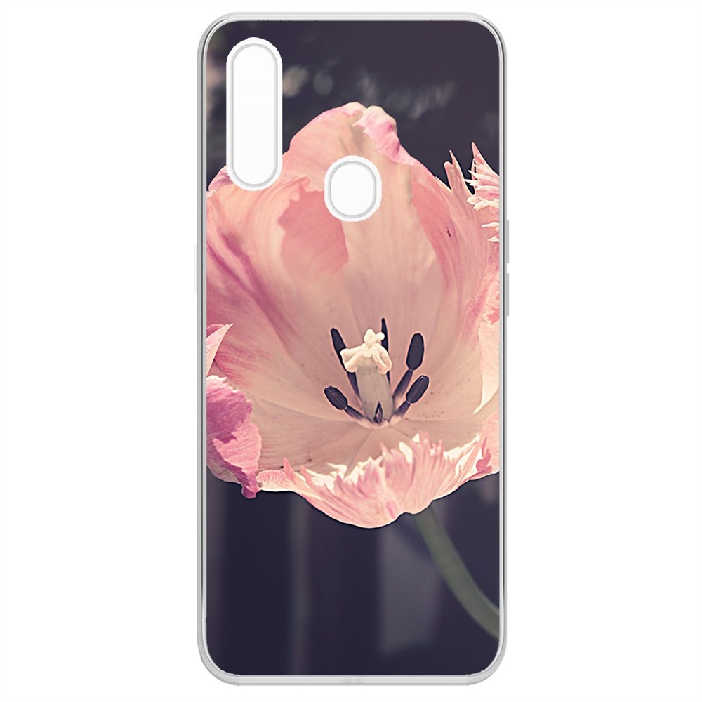 

Чехол-накладка Krutoff Clear Case Тюльпан для Oppo A31