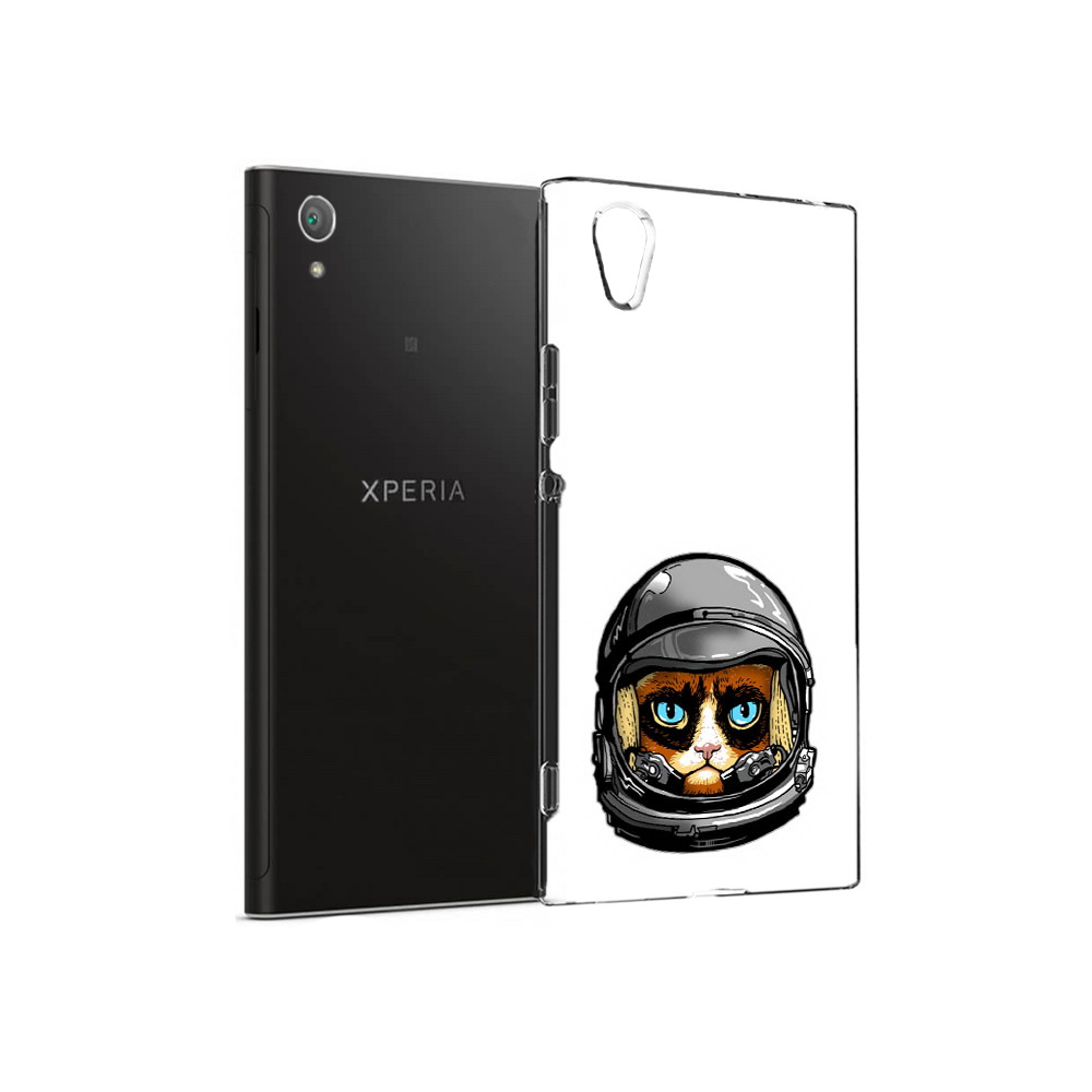 

Чехол MyPads Tocco для Sony Xperia XA1 Plus кот космонавт (PT77220.224.400), Прозрачный, Tocco