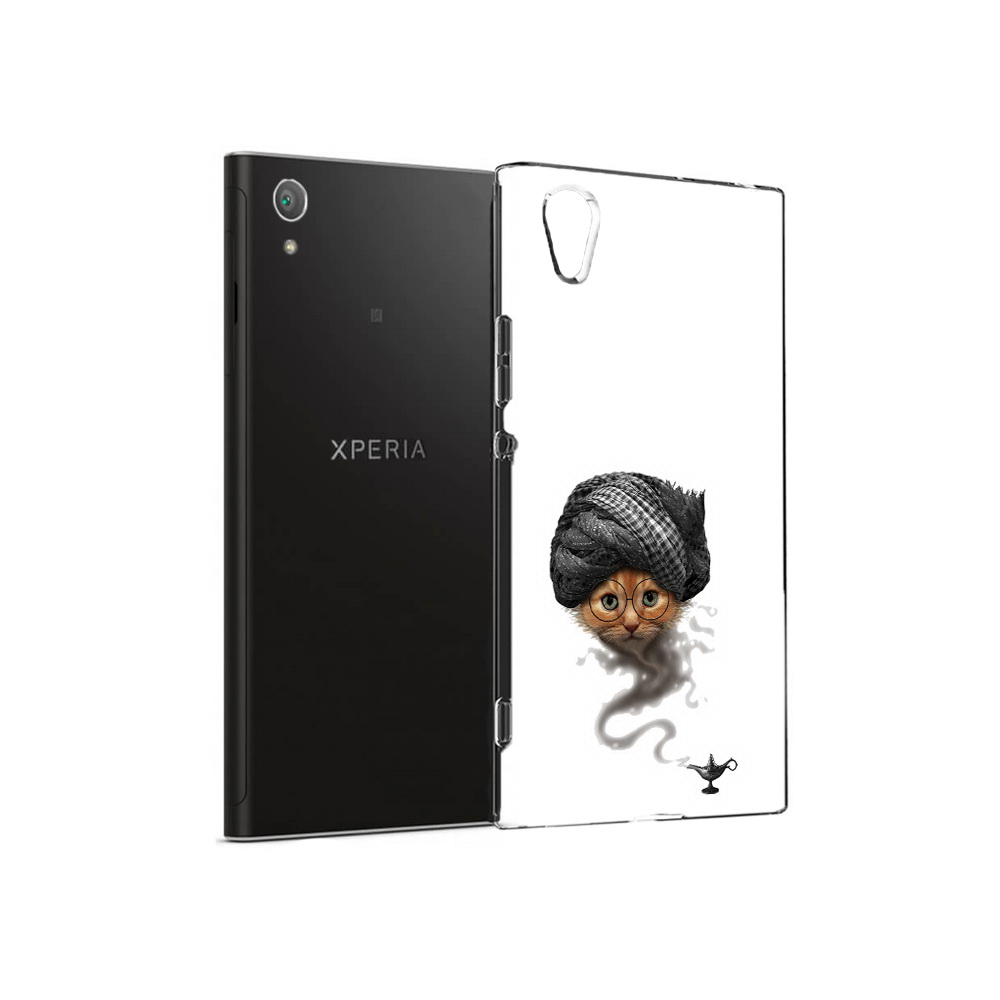 

Чехол MyPads Tocco для Sony Xperia XA1 Plus кот джин (PT77220.224.398), Прозрачный, Tocco