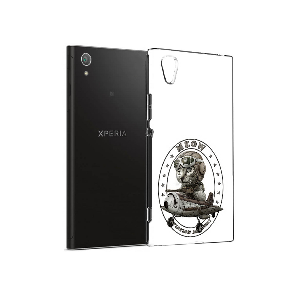

Чехол MyPads Tocco для Sony Xperia XA1 Plus кот в самолете (PT77220.224.395), Прозрачный, Tocco
