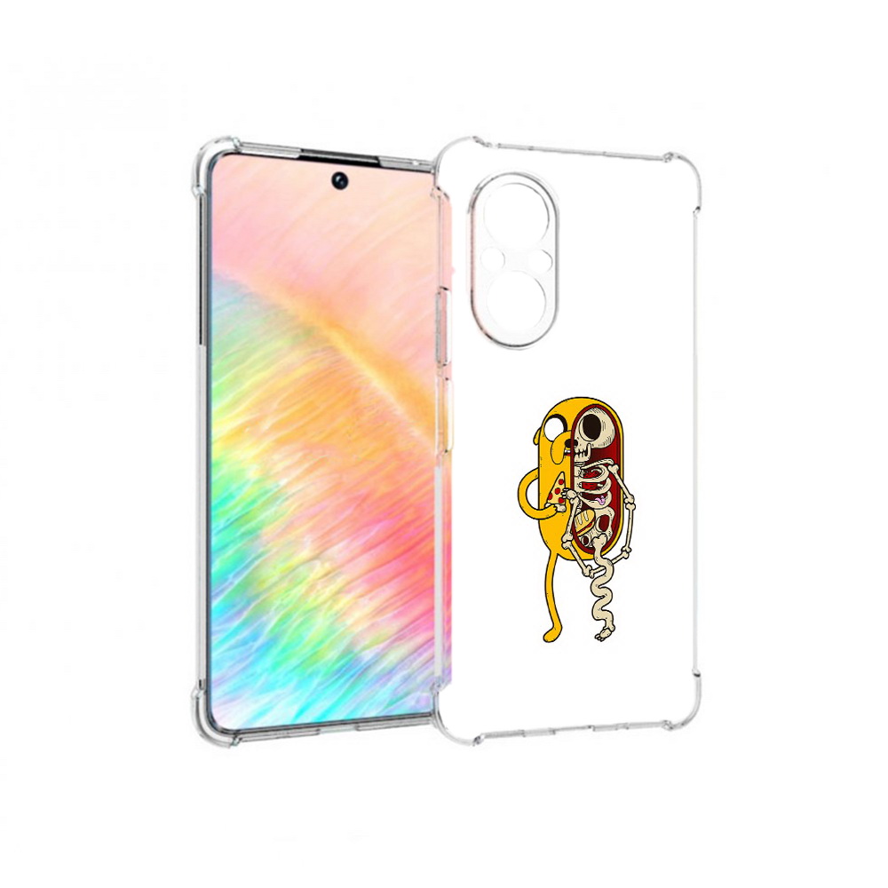 

Чехол MyPads Tocco для Honor 50 SE Джейк скелет (PT223907.20.64), Прозрачный, Tocco