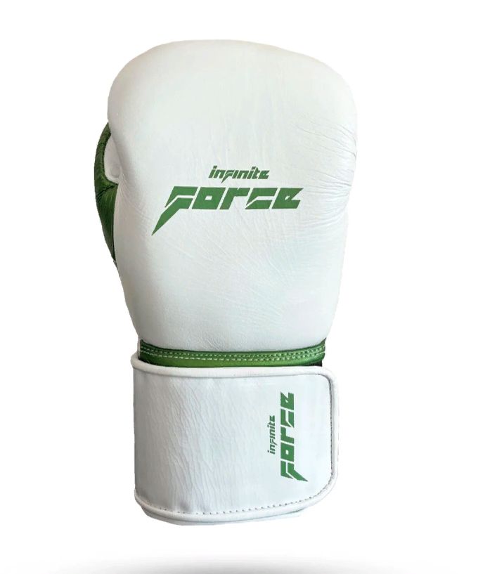 фото Боксерские перчатки infinite force energy 14 oz белые