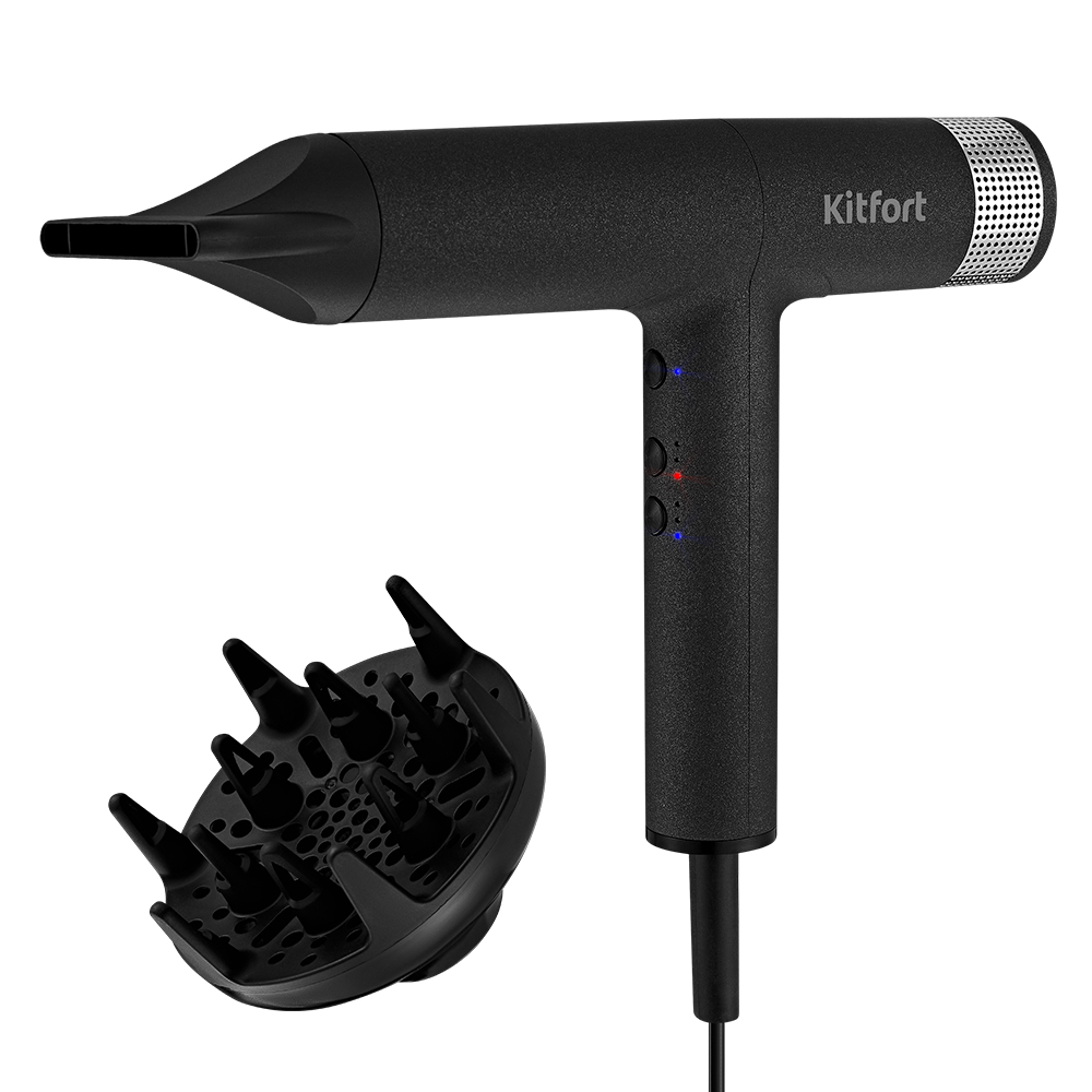 

Фен Kitfort КТ-3239 2000 Вт черный, КТ-3239