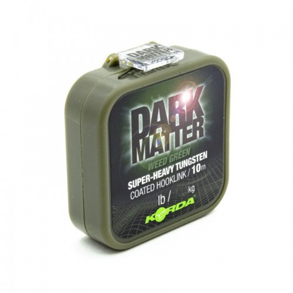 

Поводковый материал Korda Dark Matter Tungsten Coated Braid зеленый 11,3 кг, 1000 см, 1 шт, Dark Matter Tungsten Coated Braid Weed