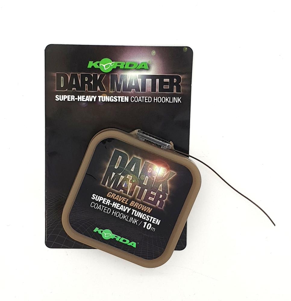 

Поводковый материал Korda Dark Matter Tungsten Coated Braid коричневый 8,2 кг, 1000 см, Dark Matter Tungsten Coated Braid Gravel