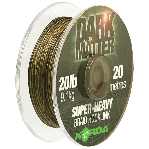 фото Поводковый материал korda dark matter braid зеленый 9,1 кг, 2000 см, 1 шт