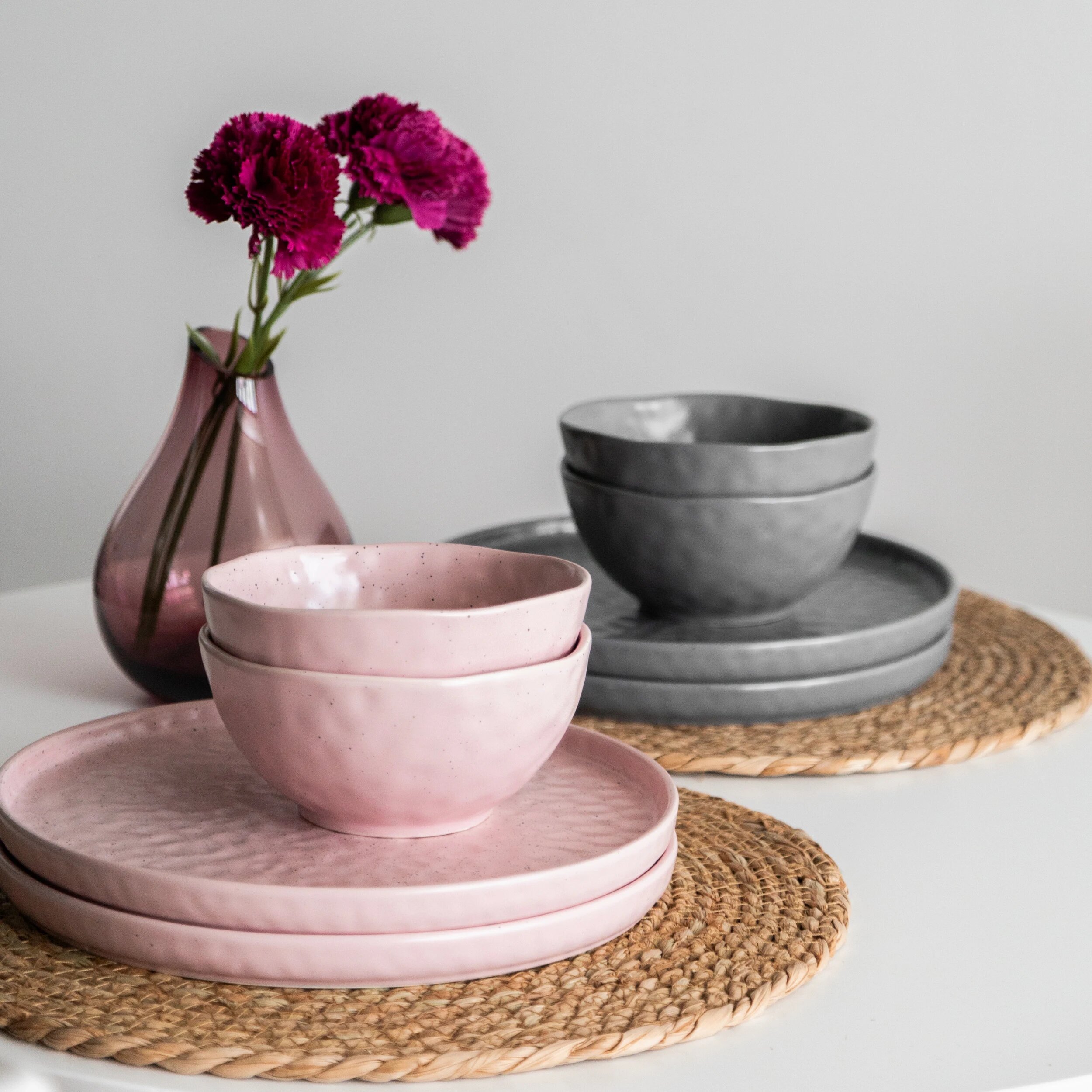 Чаша керамическая SWED HOUSE розовый Tefat 580 мл. арт.34.52.4842