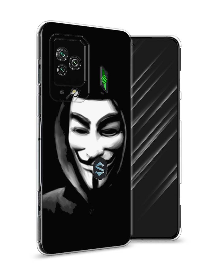 

Чехол Awog на Xiaomi Black Shark 5 Pro "Анонимус", Разноцветный, 314150-5