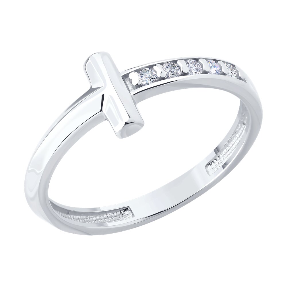 

Кольцо из серебра р. 17 Diamant 94-110-02308-1, фианит, 94-110-02308-1