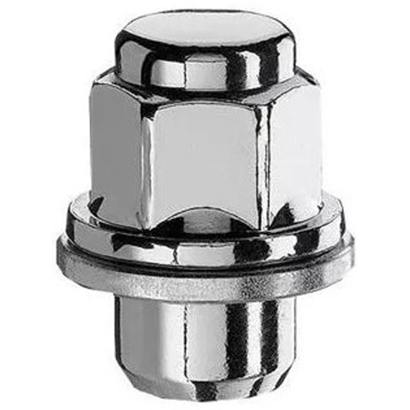 

K911148l35 Гайка М14x1.50 Bысота 35 Мм. С Bнешними 7-Ю Лучами. Хром. Конус Крепёж Колес ар, Серебристый