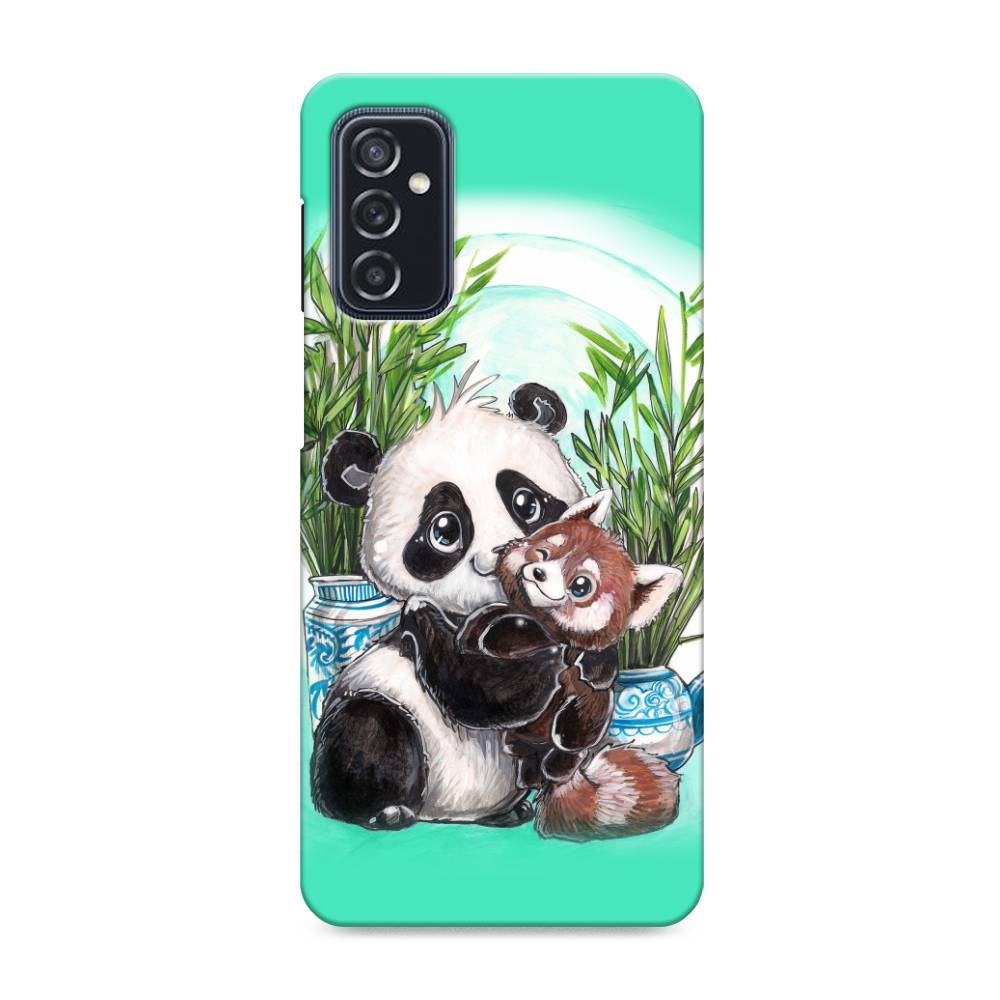 

Пластиковый чехол "Друзья зверята" на Samsung Galaxy M52, 2104320-1