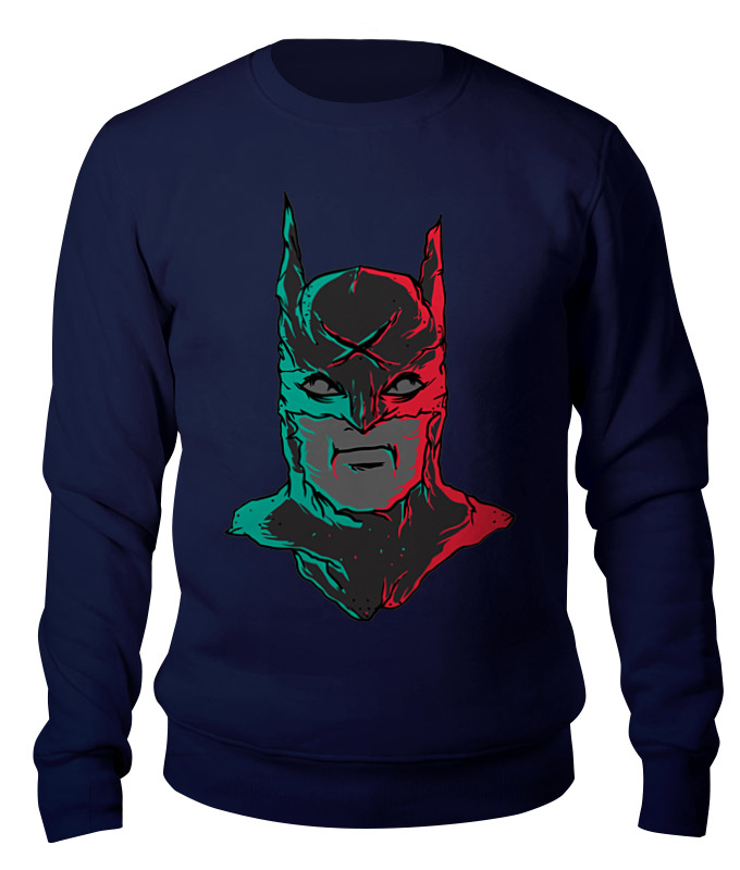 

Свитшот унисекс Printio Бэтмен (batman) синий XS, Бэтмен (batman)