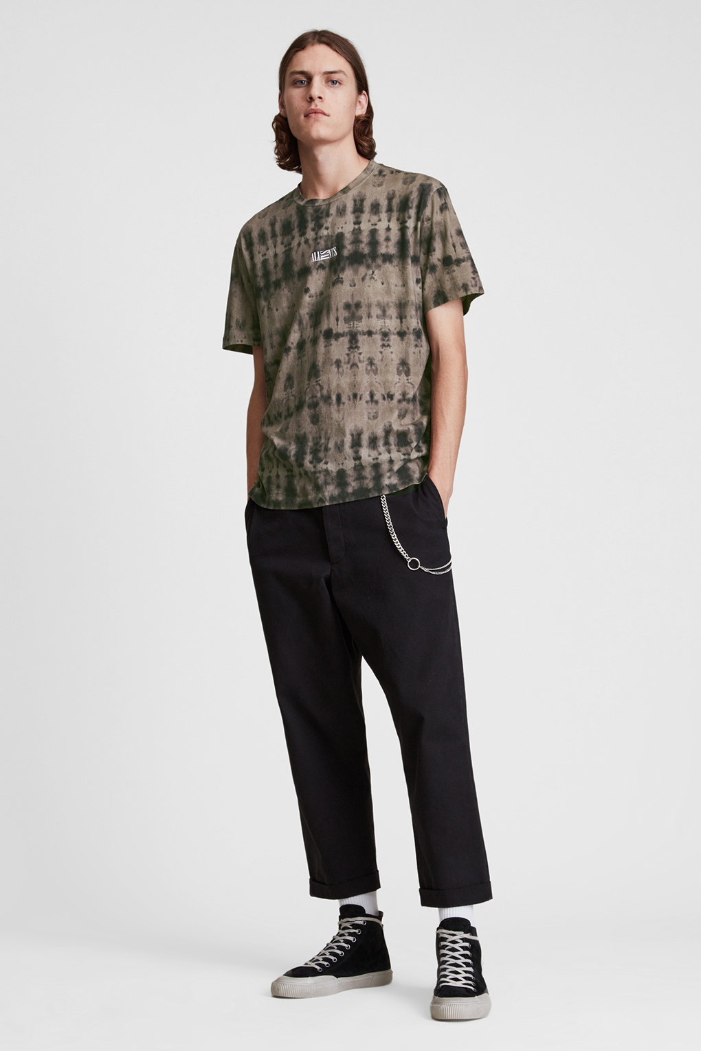 Футболка мужская Allsaints MG105V фиолетовая XS