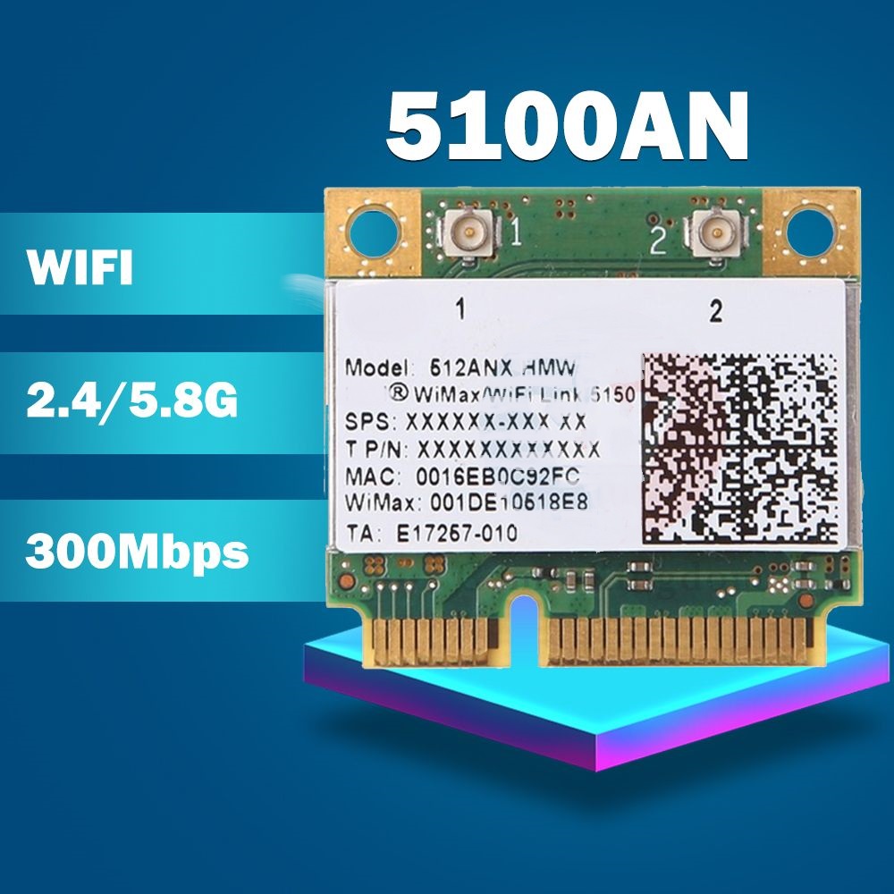 

Приемник Wi-Fi NoBrand Mini PCI-e 802.11n, Зеленый;белый