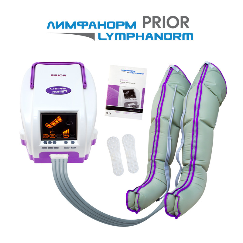 

Аппарат для прессотерапии LymphaNorm PRIOR компл. с манжетами ноги XL, рука, пояс XL, Белый