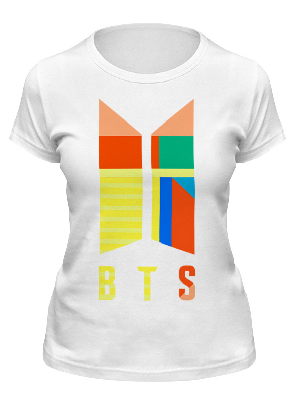

Футболка женская Printio Bts белая M, Белый, Bts