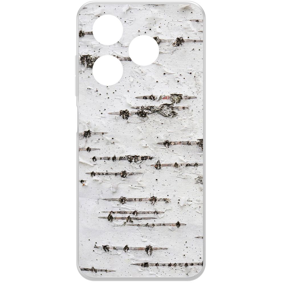 

Чехол-накладка Krutoff Clear Case Березка для TECNO Spark 20, Прозрачный