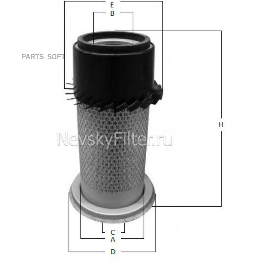 

Фильтр Воздушный Зил-5301,Дт-75 (Дт-75М-1109560-01) NEVSKY FILTER nf45121