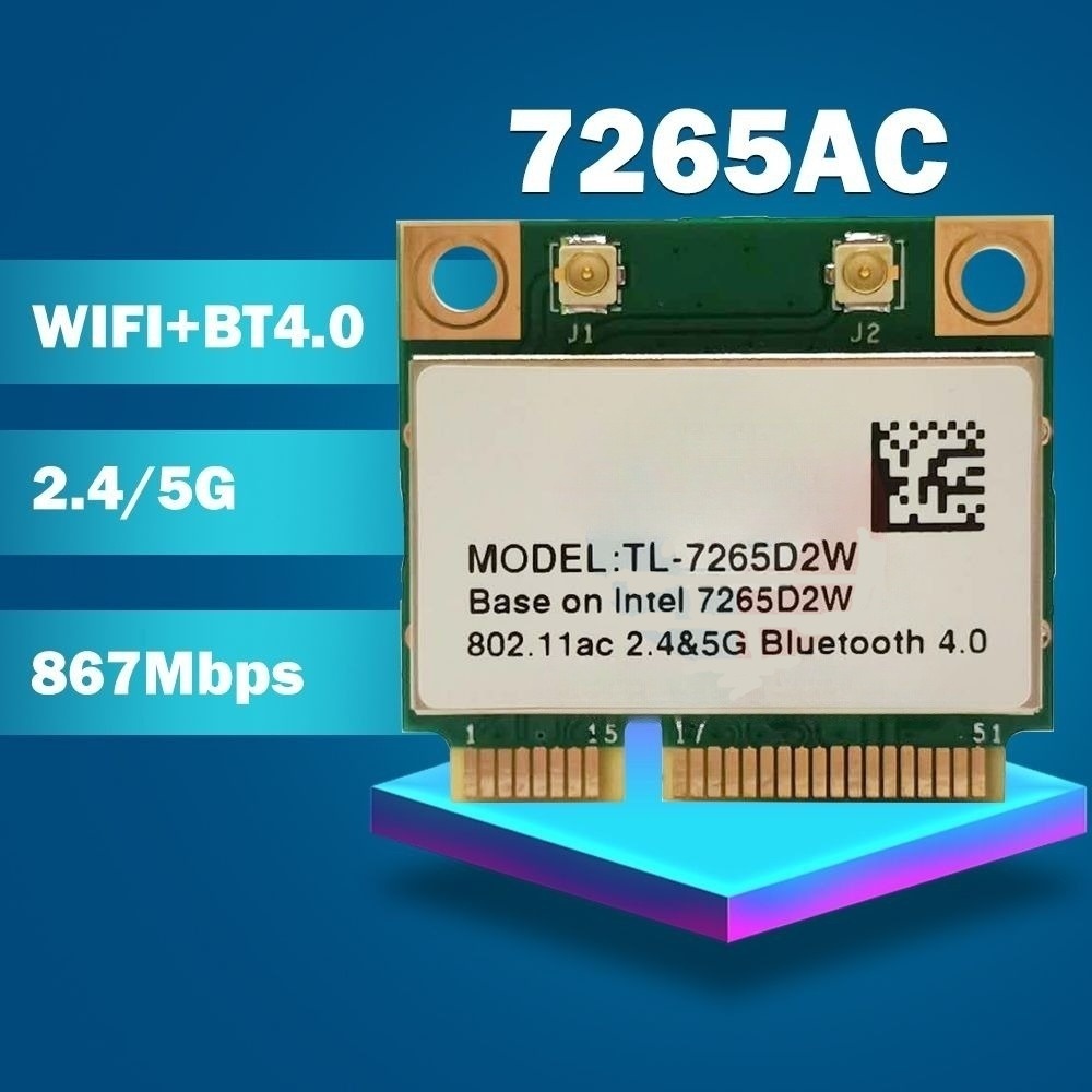 

Приемник Wi-Fi NoBrand Mini PCI-e 802.11n; 802.11a; 802.11g; 802.11ac, Зеленый;белый