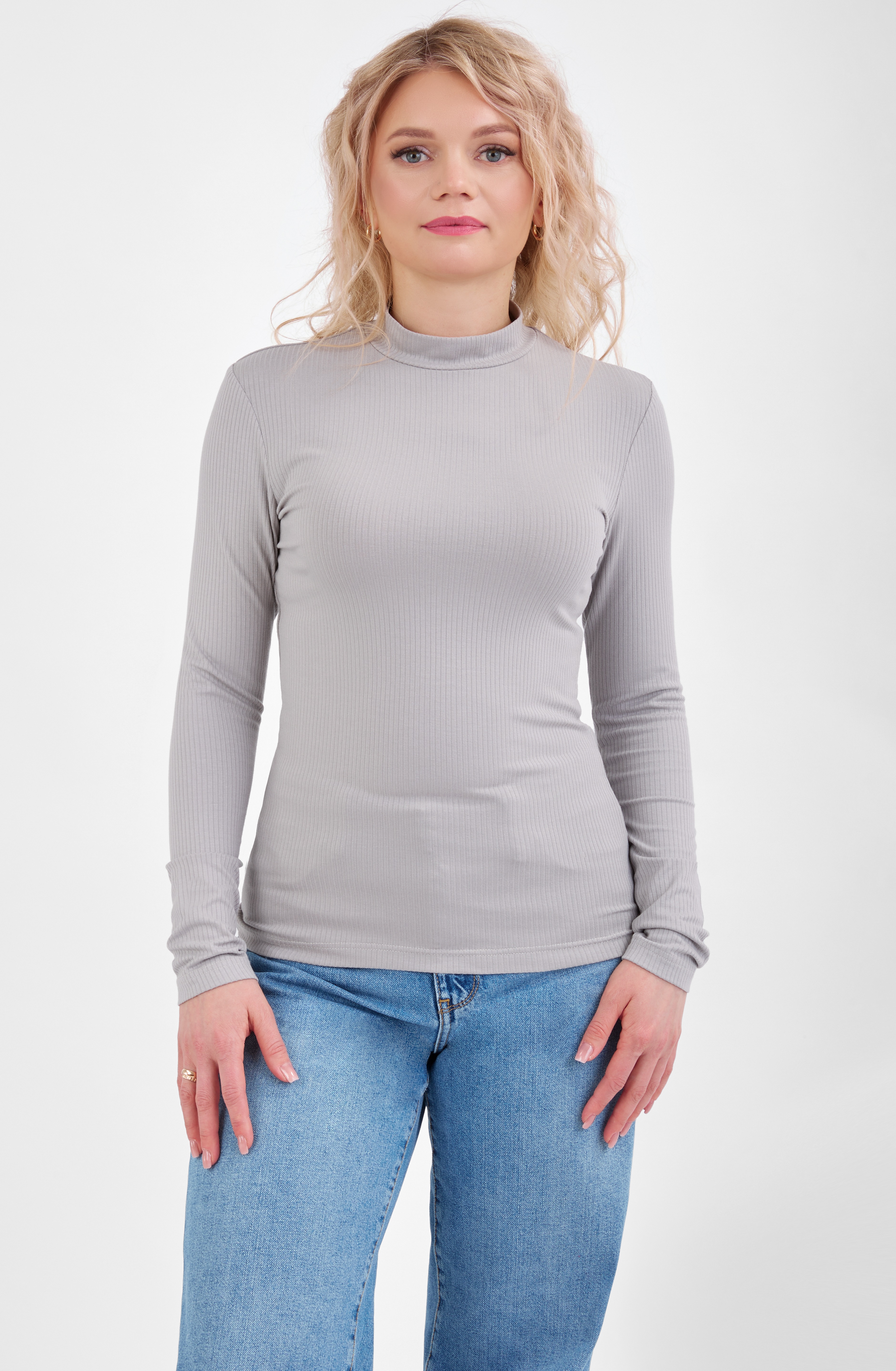 

Водолазка женская LLINE 0101-П серая 42 RU, Серый, 0101-П