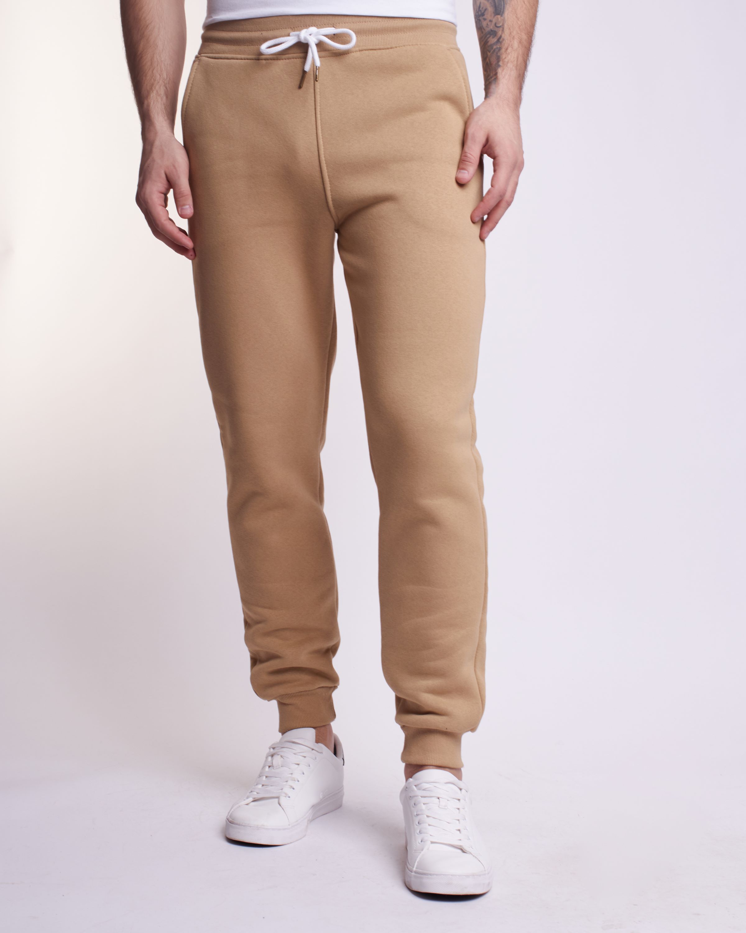 Спортивные брюки мужские Uzcotton M-SH бежевые XL