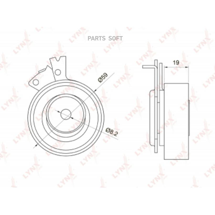 

Ролик ремня ГРМ OPEL ASTRA,KADETT E 1.4-1.6L /DAEWOO NEXIA 1.5L 6 36