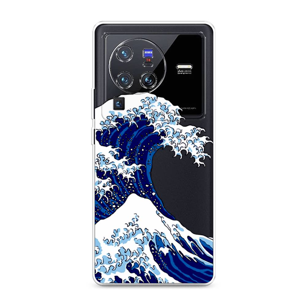 

Чехол Awog на Vivo X80 Pro "Волна в Канагаве", Разноцветный, 266650-4