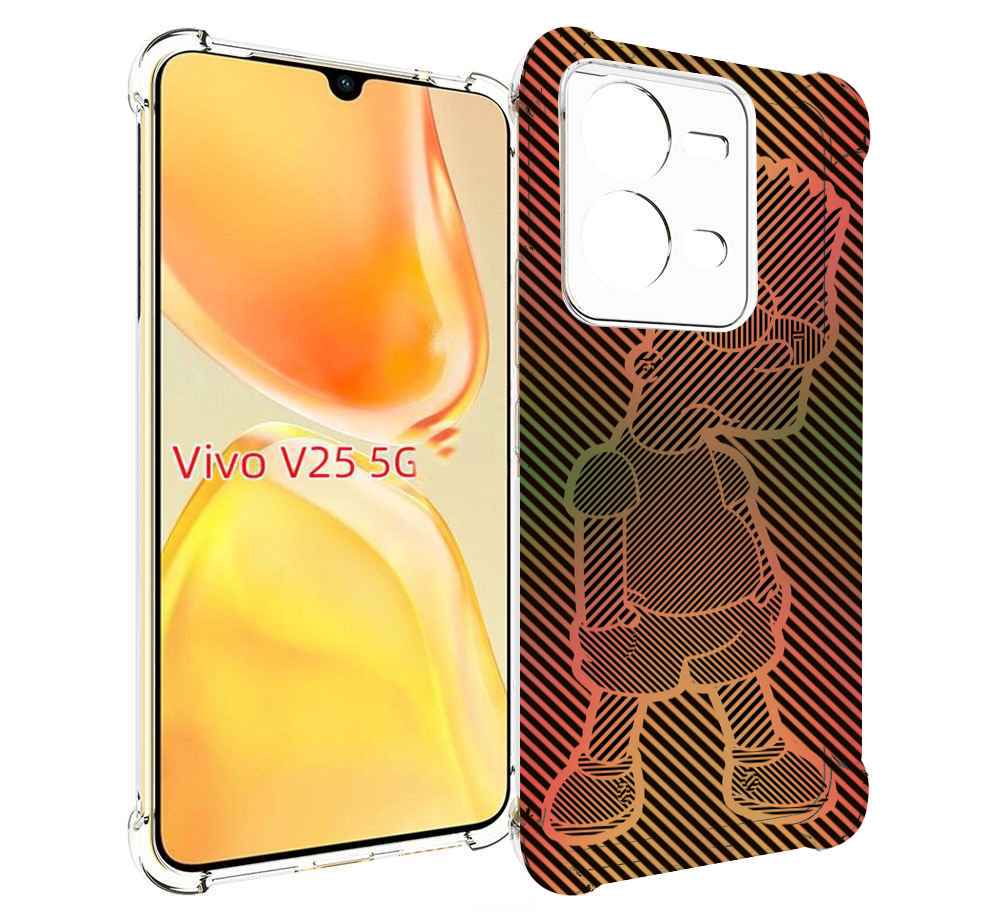 

Чехол MyPads Графический-Барт-Симпсон для Vivo V25 5G / V25e, Прозрачный, Tocco