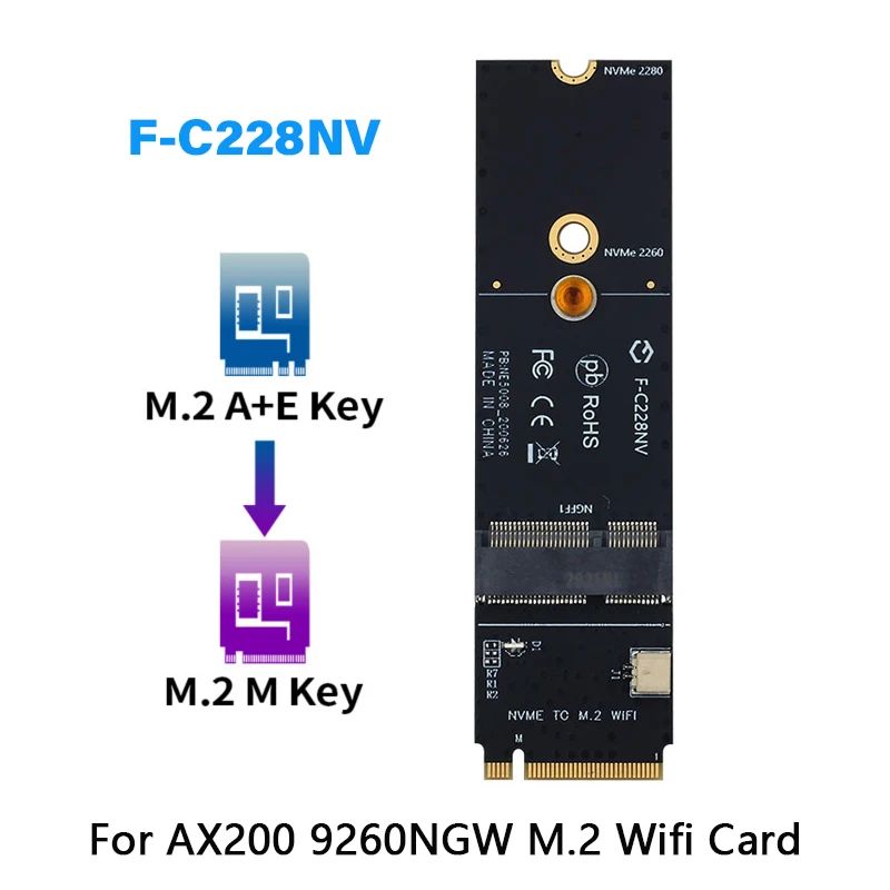 

Приемник Wi-Fi NoBrand M.2 802.11a; 802.11g; 802.11n; 802.11ac, Зеленый;белый