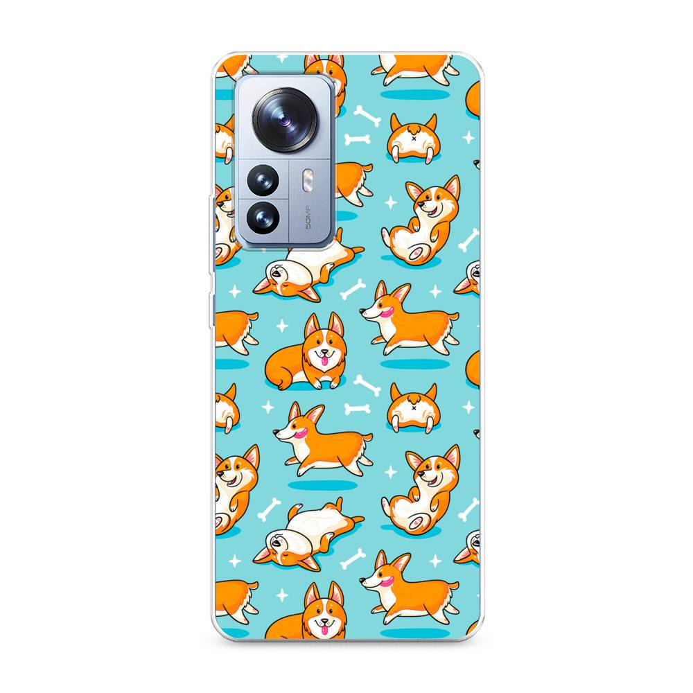 

Чехол Awog на Xiaomi 12 Pro "Веселые корги", Разноцветный, 314450-2