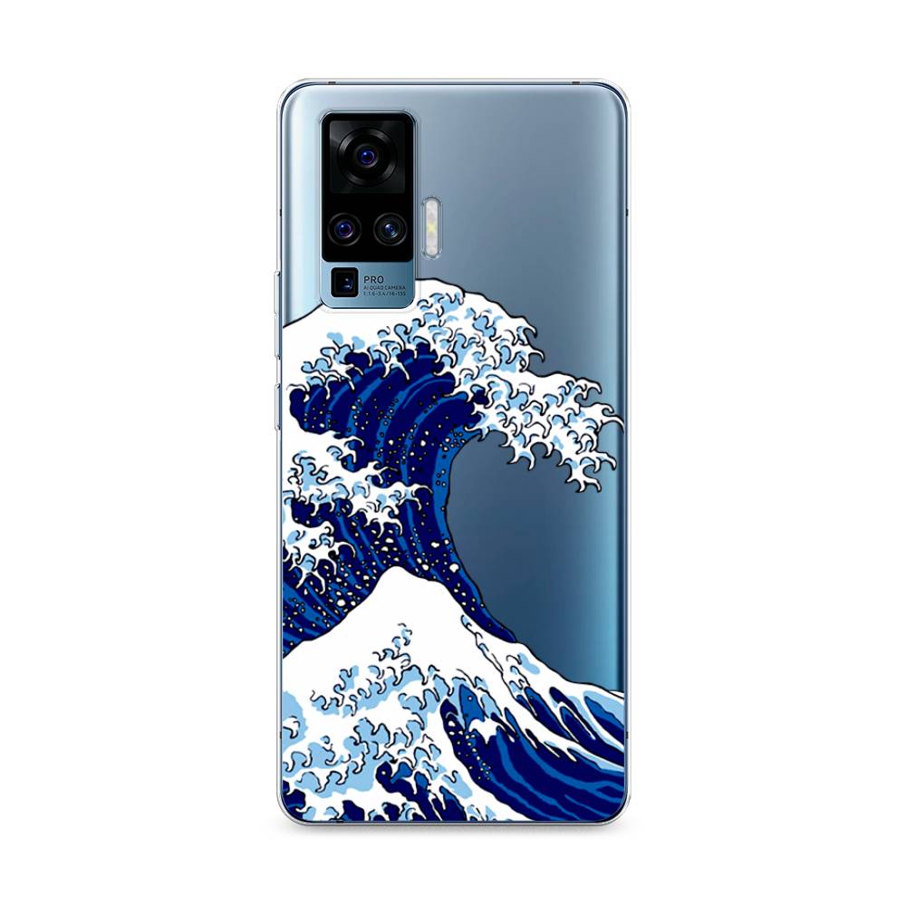 

Чехол Awog на Vivo X50 Pro "Волна в Канагаве", Разноцветный, 262350-4