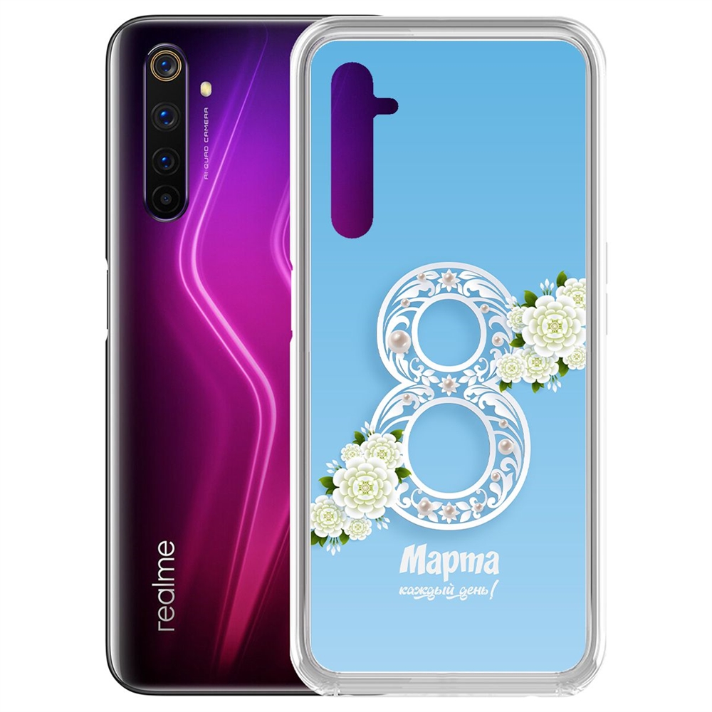 

Чехол-накладка Krutoff Clear Case Восьмое каждый день для Realme 6 Pro