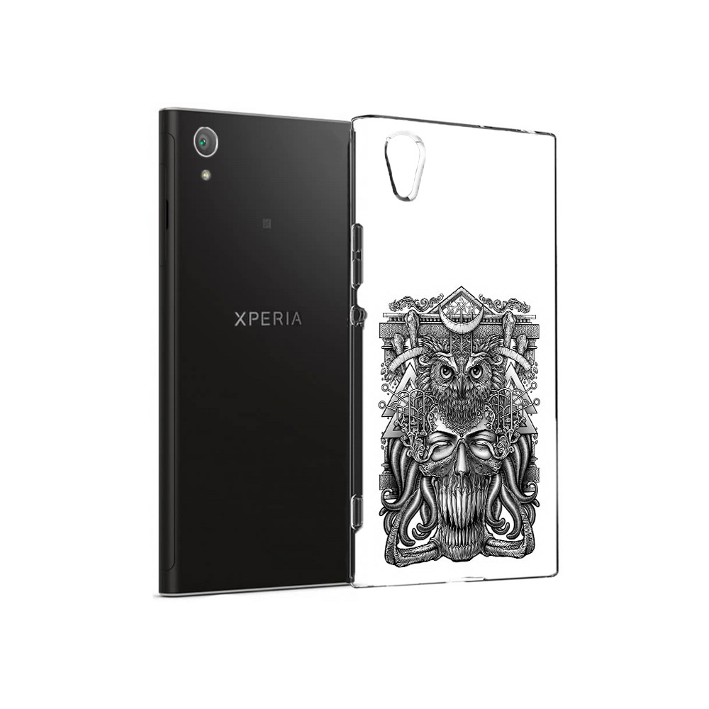 

Чехол MyPads Tocco для Sony Xperia XA1 Plus зубастая сова (PT77220.224.369), Прозрачный, Tocco