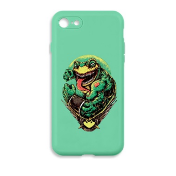 

Чехол iPhone 7/8/SE(2020) NANO 2.0 mm (с магнитом и принтом) "Battletoads" зеленый