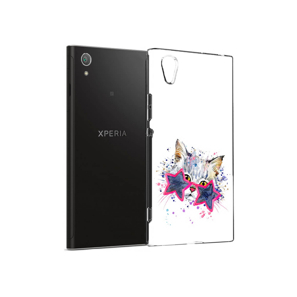 

Чехол MyPads Tocco для Sony Xperia XA1 Plus звездные очки (PT77220.224.353), Прозрачный, Tocco