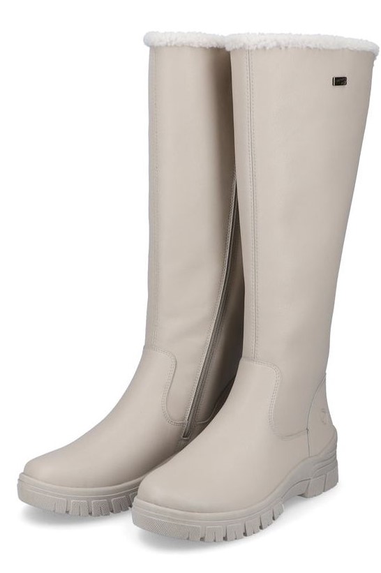 

Сапоги женские REMONTE D0E73 бежевые 37 RU, Бежевый, D0E73