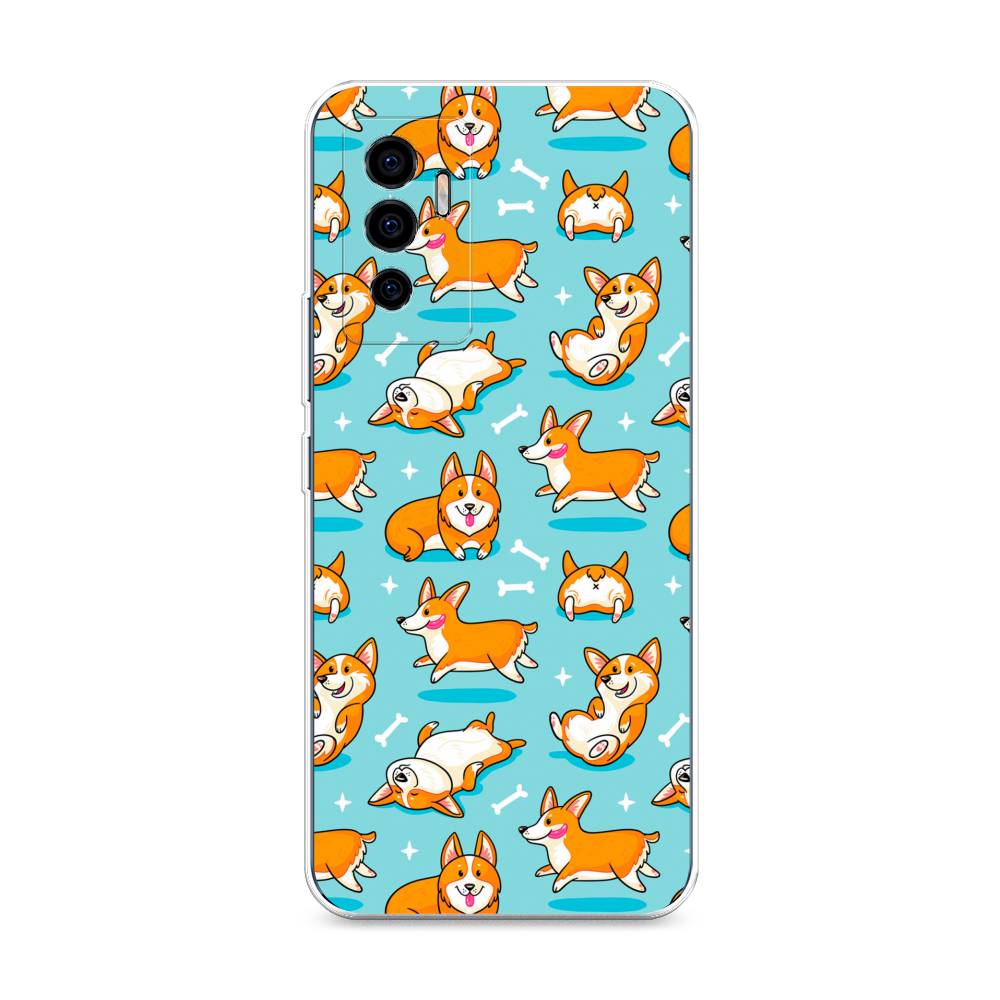 

Чехол Awog на Vivo V23e "Веселые корги", Разноцветный, 265950-2