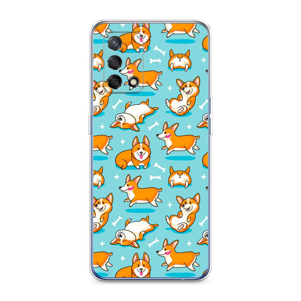 

Чехол Awog на Oppo A74 "Веселые корги", Разноцветный, 256050-2