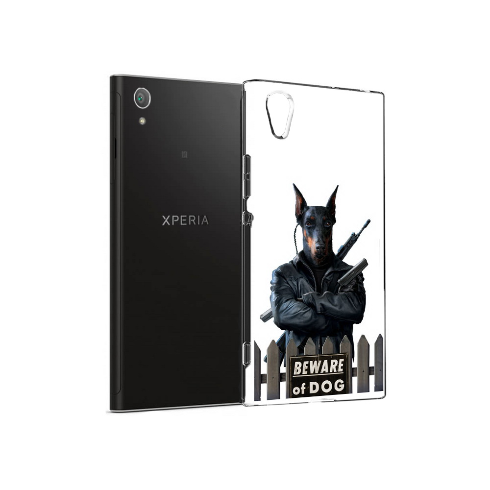 

Чехол MyPads Tocco для Sony Xperia XA1 Plus доберман (PT77220.224.332), Прозрачный, Tocco