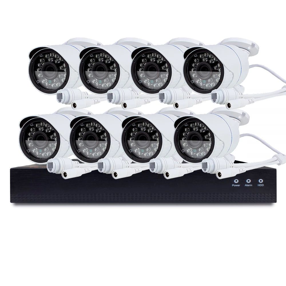 

Комплект видеонаблюдения IP 5Мп Ps-Link KIT-C508IP-POE, Белый, KIT-C508IP-POE