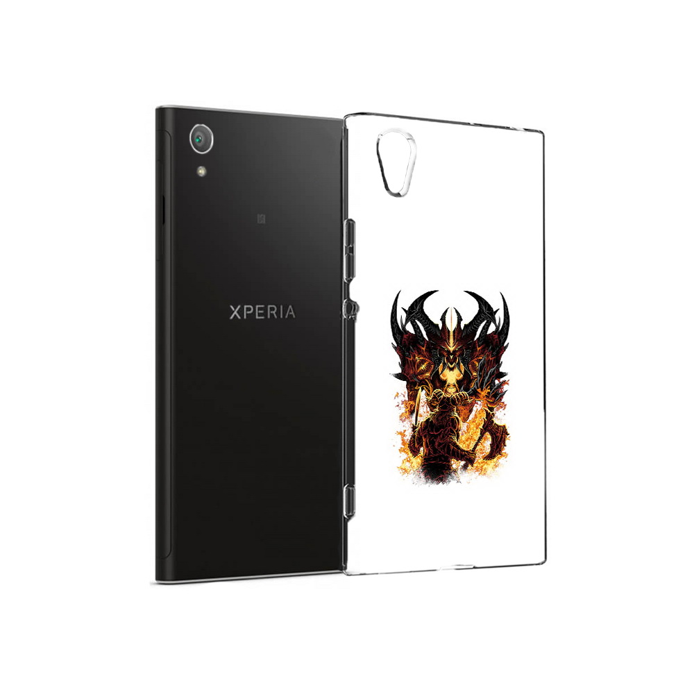 

Чехол MyPads Tocco для Sony Xperia XA1 Plus демон shadow fiend (PT77220.224.318), Прозрачный, Tocco