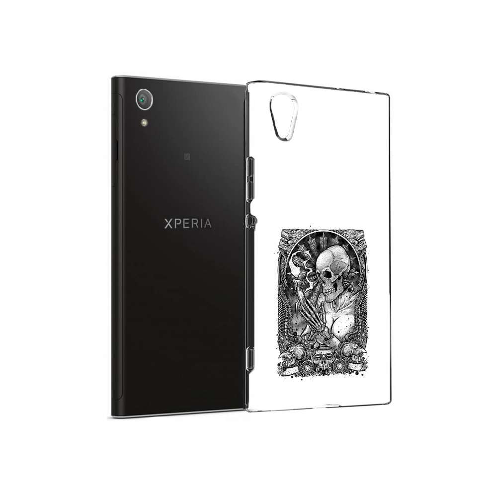 

Чехол MyPads Tocco для Sony Xperia XA1 Plus девушка скелет (PT77220.224.316), Прозрачный, Tocco