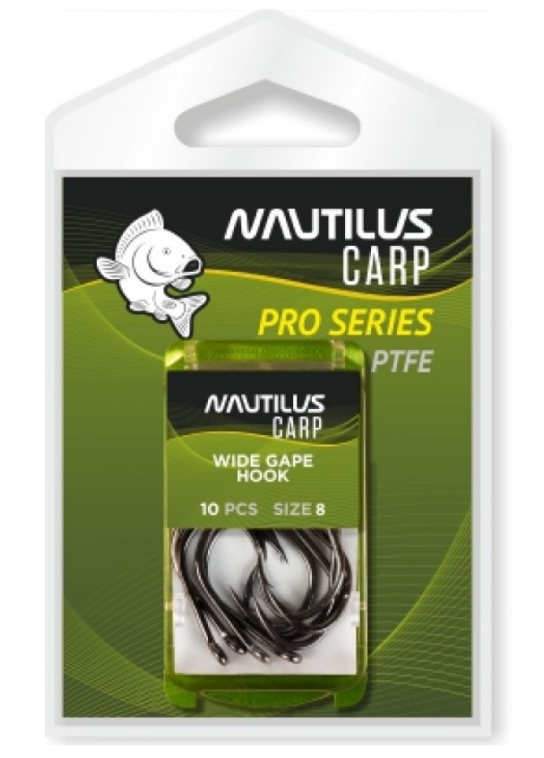 

Крючок Nautilus Pro Series Wide Gape Hook PTFE #8, 00-00014945