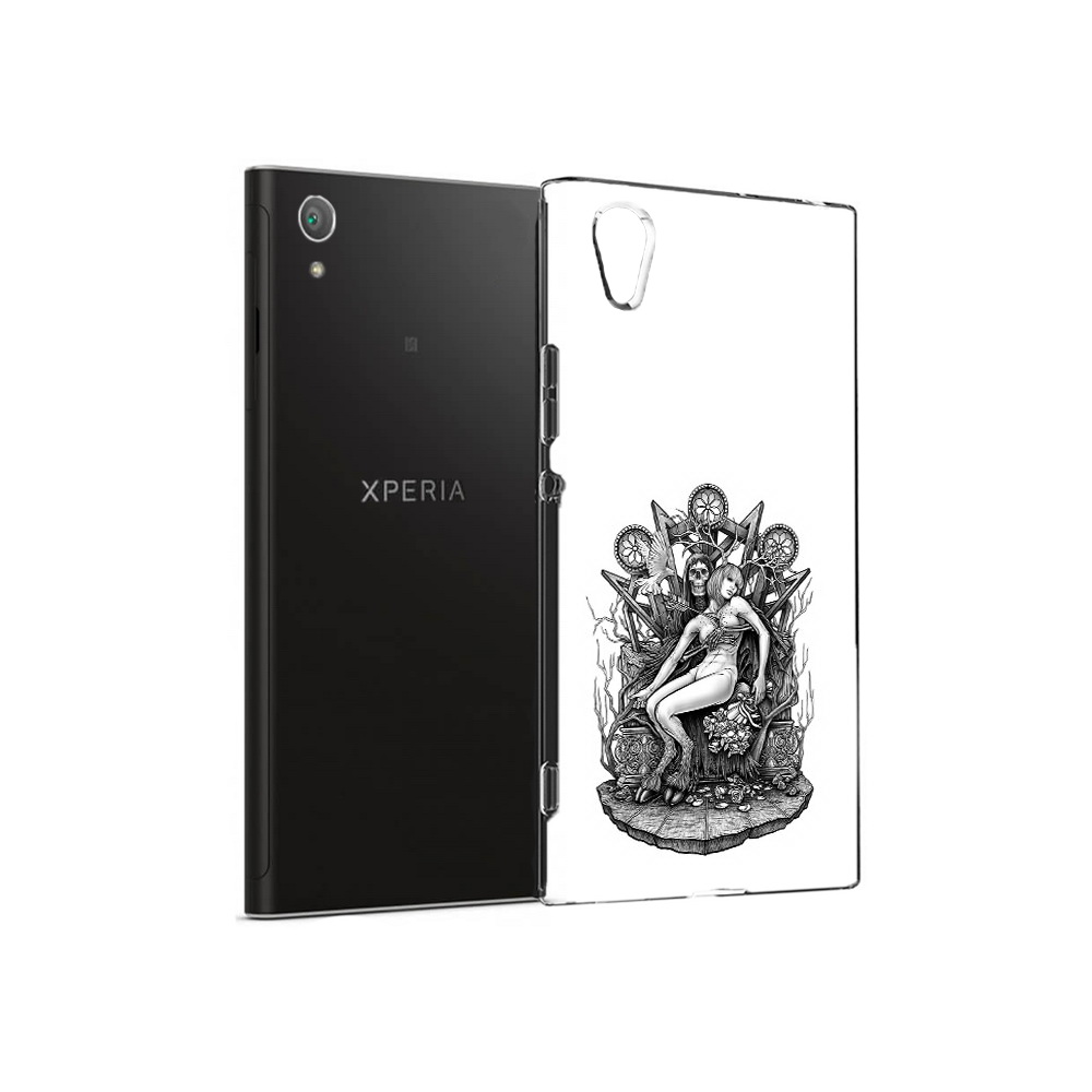 

Чехол MyPads Tocco для Sony Xperia XA1 Plus девушка на троне (PT77220.224.309), Прозрачный, Tocco